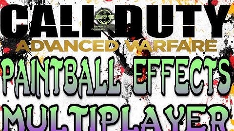 Paintball Effects in Multiplayer ★ How to Unlock ★ Advanced Warfare!