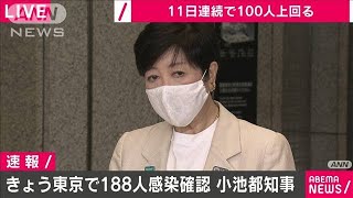 「重症者が12人と2桁に　よくない傾向」小池都知事(20/07/19)