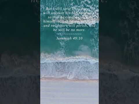 Bible Jeremiah 49 10 But I Will Strip Esau Bare I W 