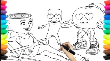 ITALIAN BRAINROT | 8 Minutes Satisfying With Coloring Ballerina Cappucina, Udin Din Dun, Tung Sahur