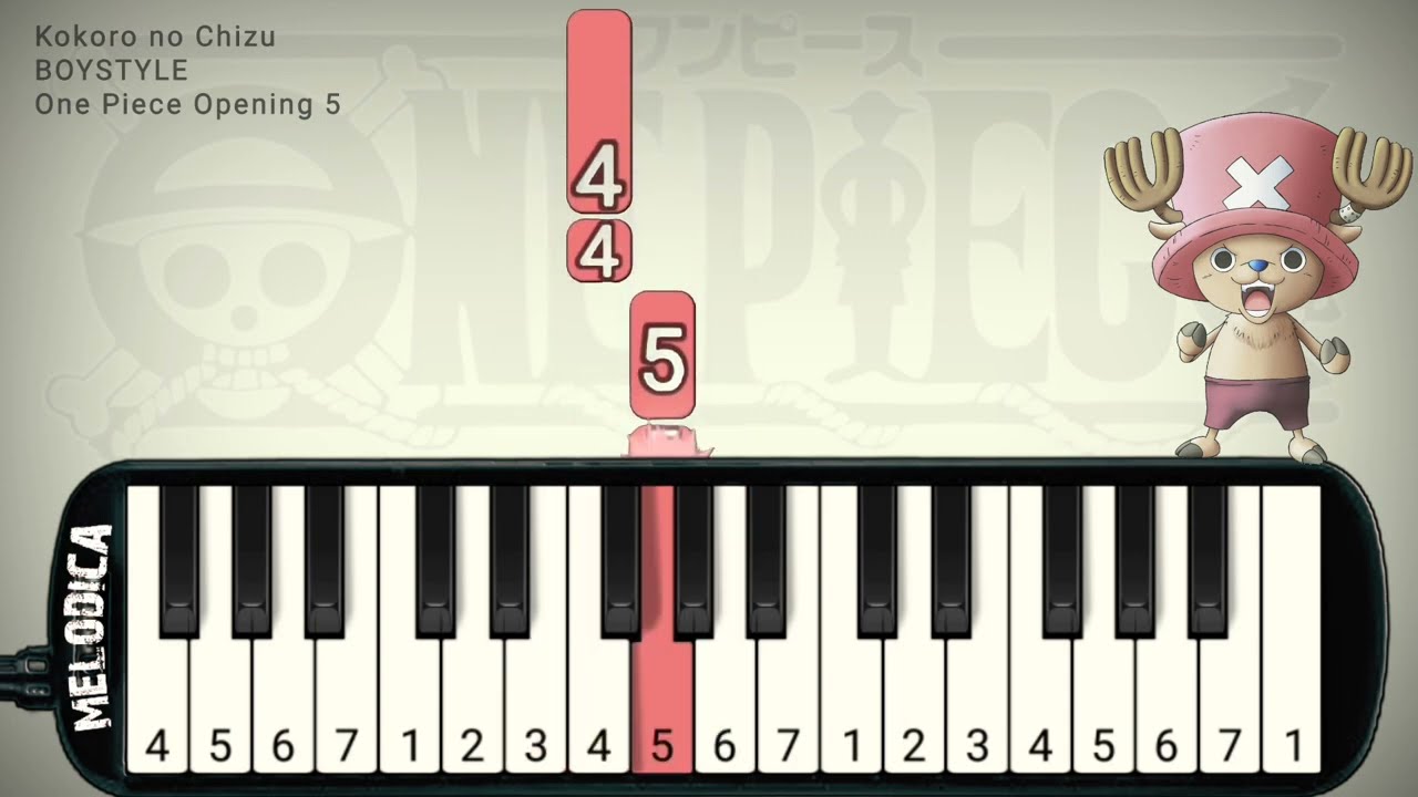 One Piece OP 5 - Kokoro no Chizu - Piano Sheet Music