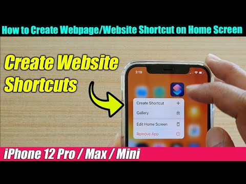 iPhone 12/12 Pro: How to Create Webpage/Website Shortcut on Home Screen