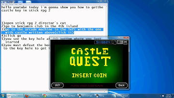 how to get the castle key in stick rpg 2