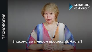 Знакомство с миром профессий. Часть 1 Знакомство с миром профессий. Часть 1