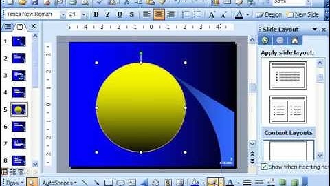 PowerPoint 2003 Tutorial Applying & Changing Line Colors Microsoft Training Lesson 19.7
