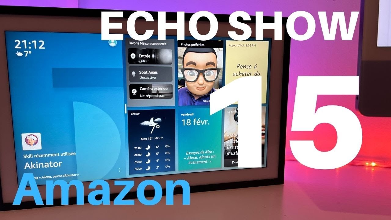 Echo Show 15 d' (Alexa) est arrivé ! Dommage l'idée était