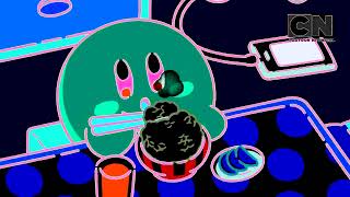 Kirby Cute Aimation Eating rice on Cartoon Network in G Major 4