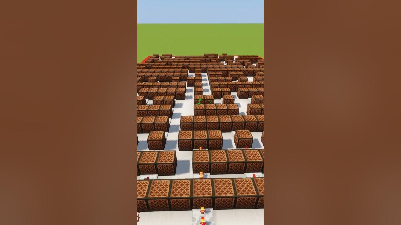"Green's Jam" - Alan Becker & Aaron Grooves Minecraft Note Blocks Tutorial