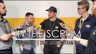 IN THE SCRUM: Roman Josi after the 2018-19 Nashville Predators' season