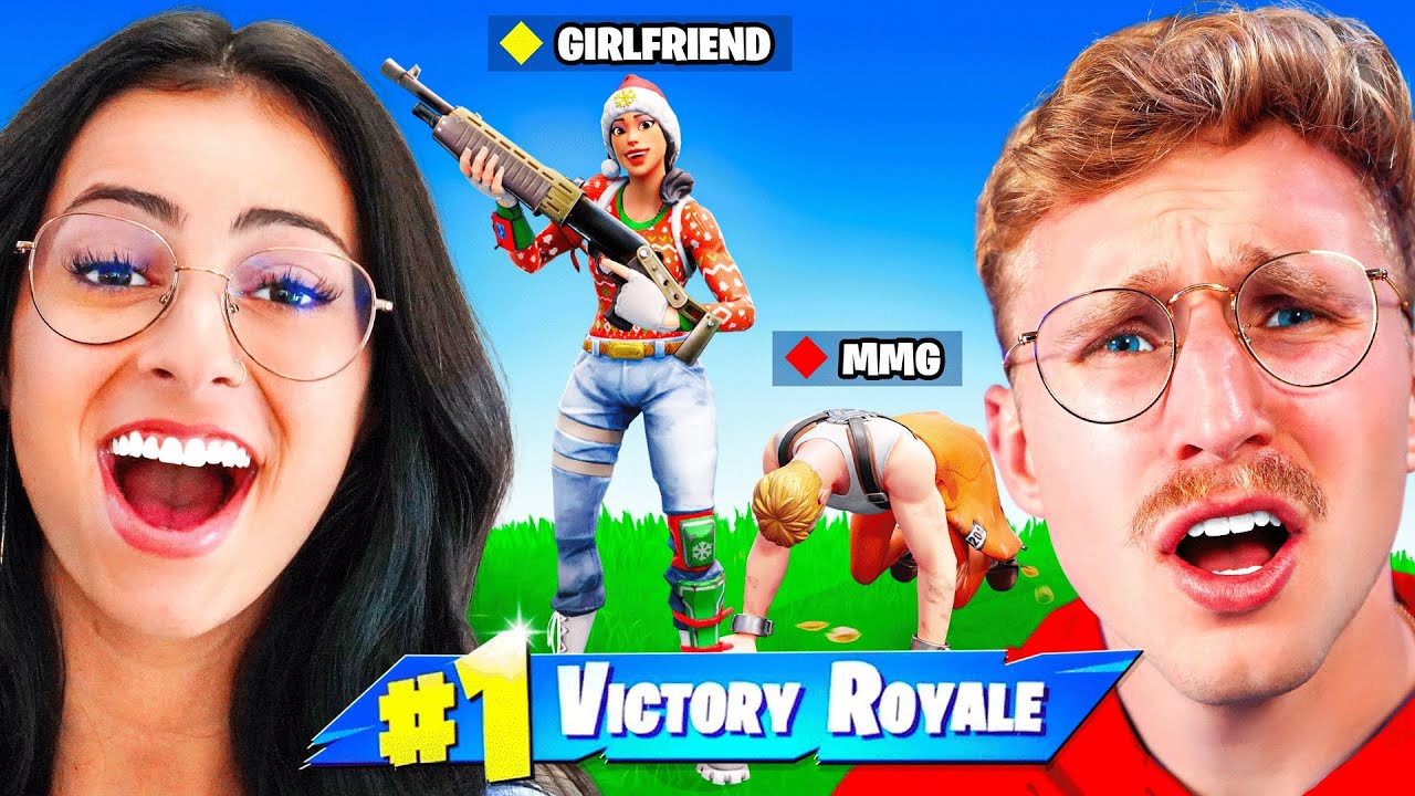 My Girlfriend Carried Me To A Win In Fortnite! - YouTube