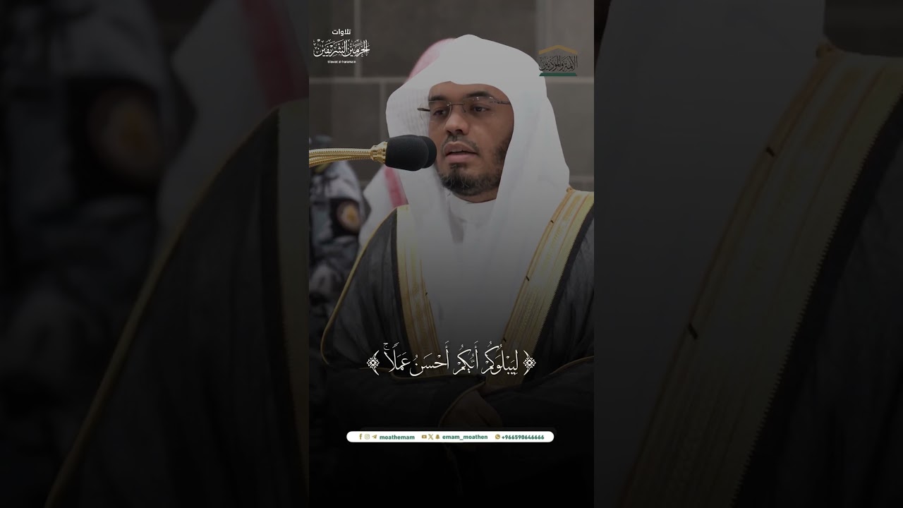 مقتطف من تلاوة فضيلة الشيخ أ.د. #ياسر_الدوسري من صلاة الفجر 4 صفر 1446هـ.