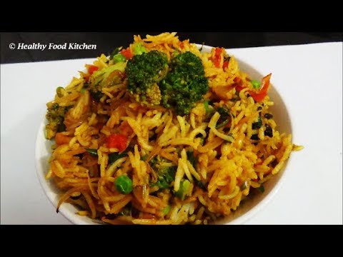 Biryani Recipe in Tamil/Broccoli Biryani Recipe-Variety Rice Recipe-Broccoli Recipe