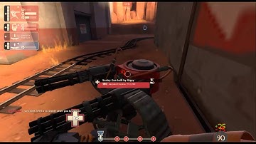 TF2 Glitched Engineer spots on Badwater