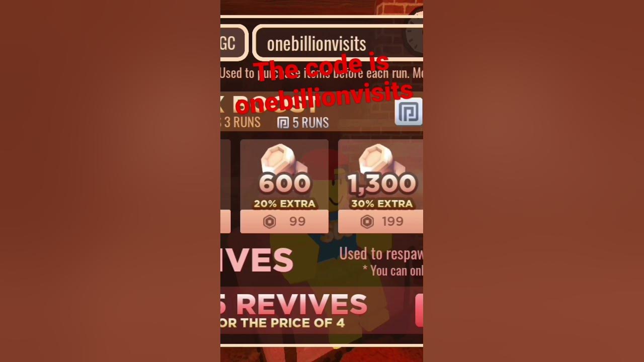 new code in roblox doors (gives 1 revive 100 door knobs I think and 1