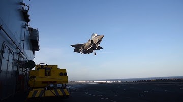 F-35B Lightning II Flight Operations Aboard USS Wasp (LHD 1)