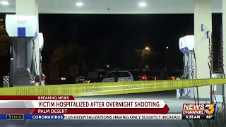 Palm Desert gas station open after overnight shooting