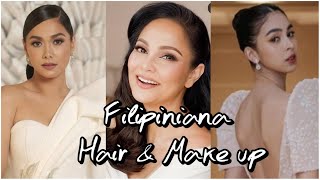 HAIR & MAKE UP IDEAS FOR FILIPINIANA OUTFIT screenshot 3
