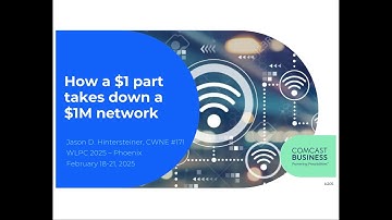 How a $1 Part Takes Down a $1M Network | Jason Hintersteiner | WLPC Phoenix 2025