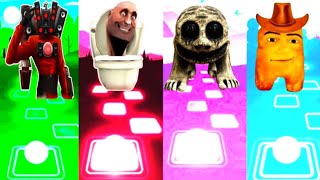 Skibidi Speaker Man 🆚 Skibidi Toilet 🆚 Zoonomaly 🆚 Gegagedigedagedago 🎶 Who is Best?