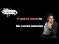 Que Lo Nuestro Se Quede Nuestro -Carlos Rivera (Karaoke - Instrumental)