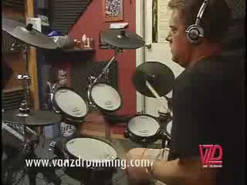 Drum Lesson - Really Cool Tom Groove - Vanz Drumming