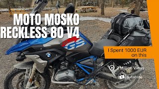 Mosko Moto Reckless 80 V4 on BMW 1200GS/1250GS - not what you see usually!