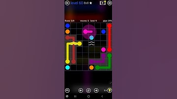 How To Solve Flow Free Bridges 8x8 Mania Pack Level 60 Board Walk Through Solution Walkthrough