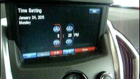 How to Set the Digital Clock on the SRX at Classic Cadillac of Atlanta