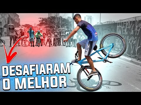 DESAFIARAM O MELHOR DO MUNDO NOS GIROS DE BIKE | PORTAL WHEELING