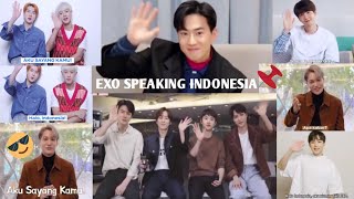 Ketika EXO Ngomong Bahasa Indonesia - Part 1🤭😍