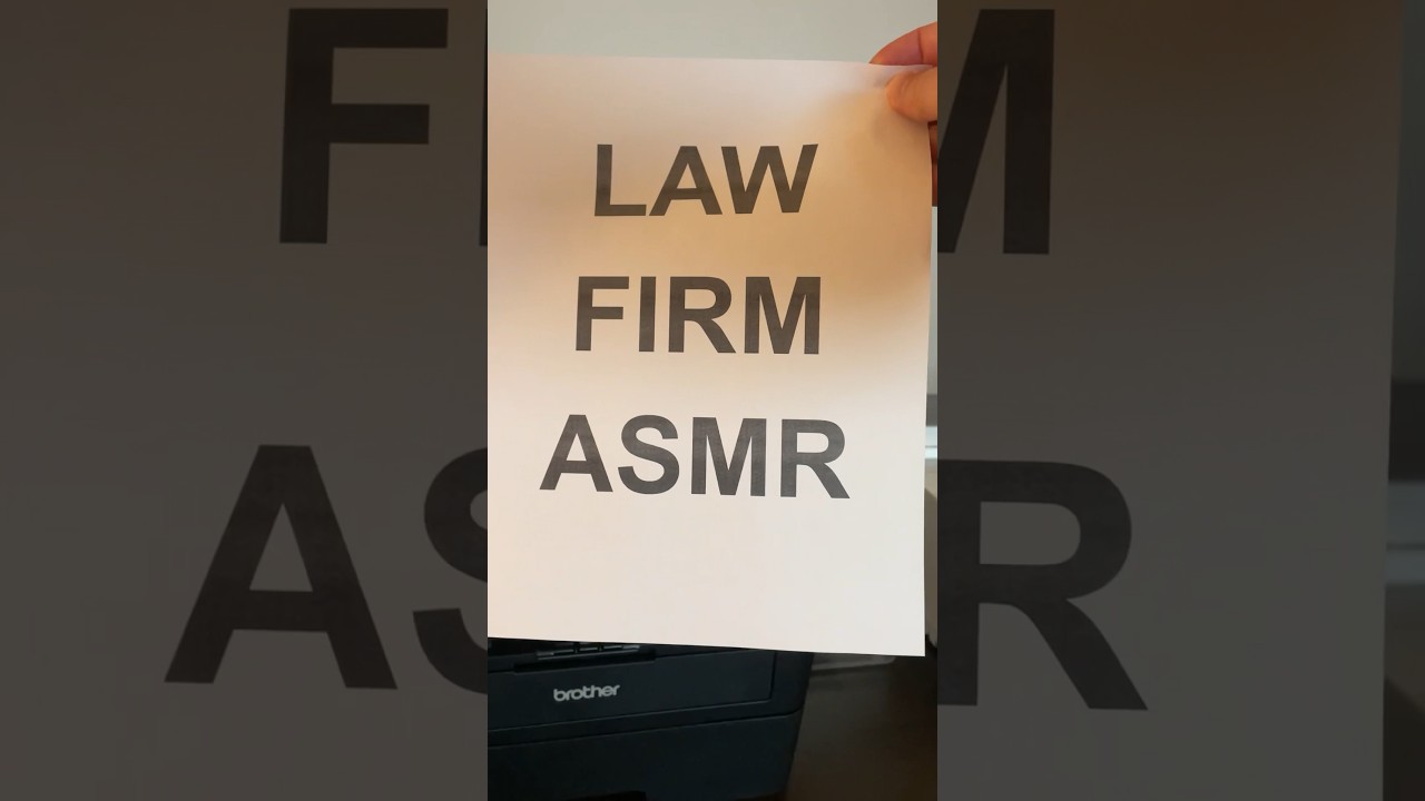 Law Firm ASMR