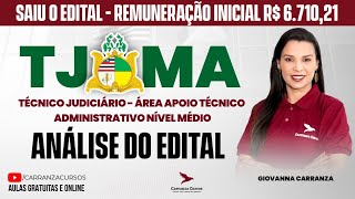 TJMA - Análise do Edital - Prof. Giovanna Carranza