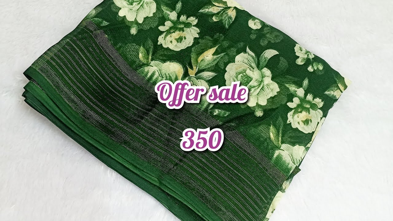 🌹Mega offer &Mixed collections/#trending /#offer/#saree