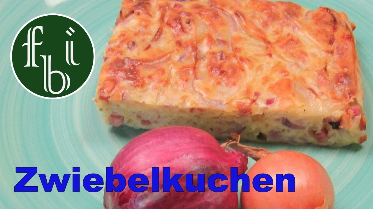 Zwiebelkuchen ohne aufwendigen Boden, schnell und einfach Zubereitet.
