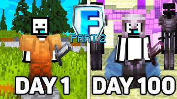 I Spent 100 DAYS on FreshSMP and Got RICH! Ep 2