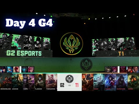 G2 vs T1 - Day 4 LoL MSI 2022 Rumble Stage | G2 Esports vs T1 full game