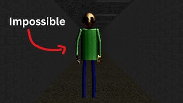 I Found the Most IMPOSSIBLE Baldi Mod