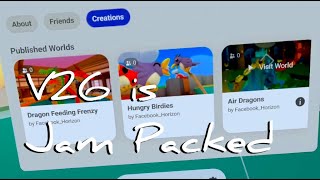 Facebook Horizon: New VFX, Tester Collaborators, Lists, While Loops, and More! (V26)