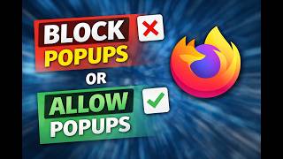 How to Enable or Disable Pop up Blocker in Firefox (Easy Method) | GearUpWindows Tutorial