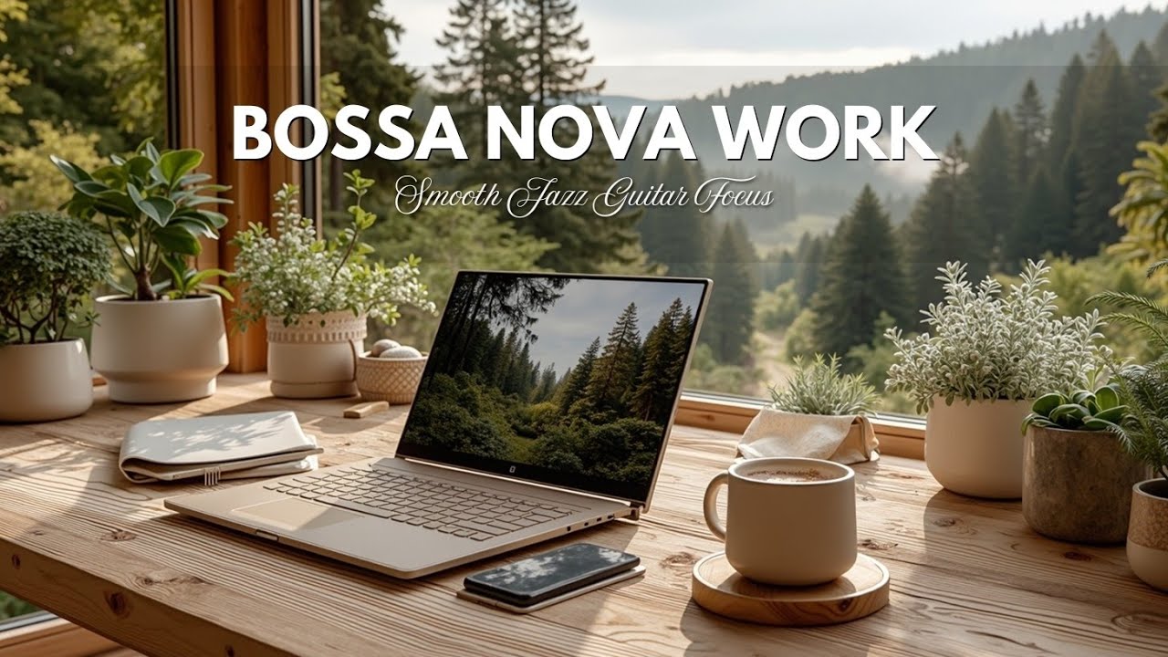 Инструментальная Босса Нова: Работа и Учеба | Мягкий Джаз-Гитара для Фокуса