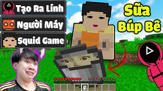 Vinh Uống Sữa Của Búp Bê Tập 22 : UỐNG SỮA TẤT CẢ MỌI THỨ TRONG MINECRAFT* Vinh Là Búp Bê Nè 😎🤣