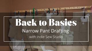 Details Back to Basics #3 | Narrow Pant Pattern Drafting | Beginner Friendly Guide