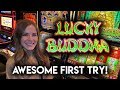 Great Session! First Time Playing Lucky Buddha Slot Machine!