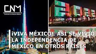 Así se vivió la independencia de México en otros países