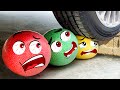 EXPERIMENT: CAR VS ORBEEZ STRESS BALL, EGGS - Crushing Crunchy &amp; Soft Things by Car! | Woa Doodland