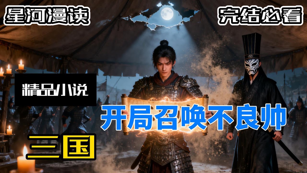 ✨45H完结首发✨《三国：开局召唤不良帅》高中生李烨意外穿越到汉末，系统给他留下一点外挂后离他而去。#動漫 #热血 #三国志 #爽文 #一口气看完 #有声书