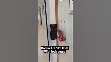 Dahua ASI 1201E-D installation