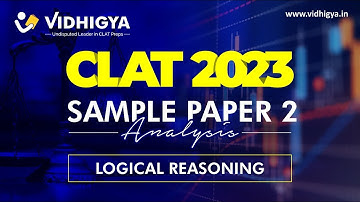 CLAT 2023 - Sample Paper 2 - Critical Reasoning-  Analysis by Jyoti Ma