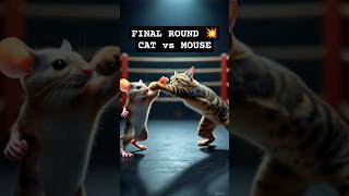 Cat vs Mouse Martial Arts Fight 🥋🐱🐭 | Epic Animated Battle in Ring | Funny Animal Fight 2026#shorts
