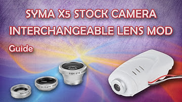 SYMA X5 camera interchangeable lens mod GUIDE